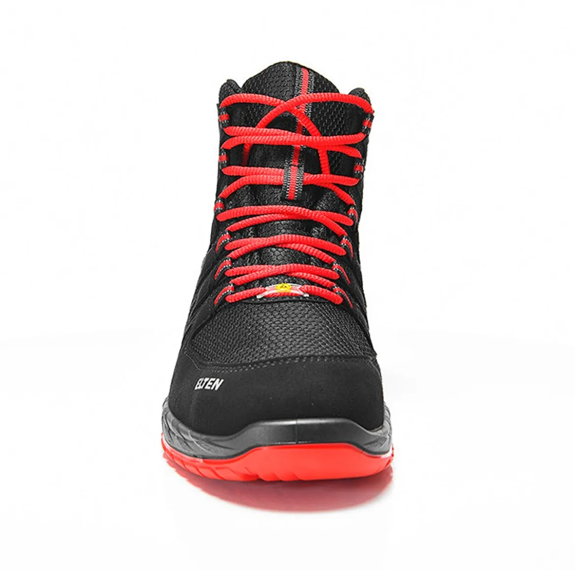Elten MADDOX S3 Black-Red Mid ESD