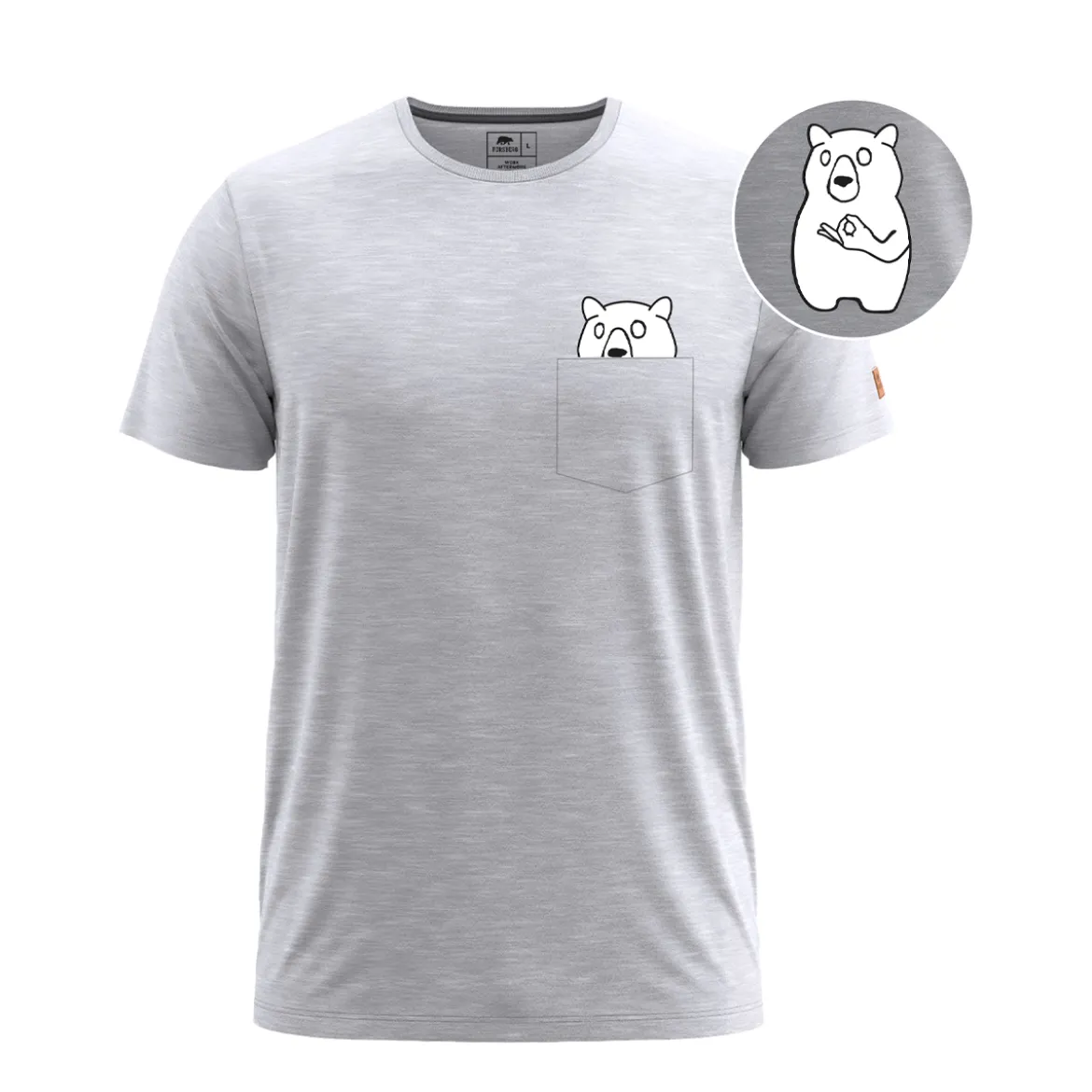 FORSBERG Halvarson T-Shirt mit Brusttasche